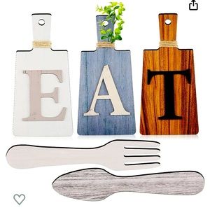 Cutting board Eat Sign-brand new, still in the packaging.